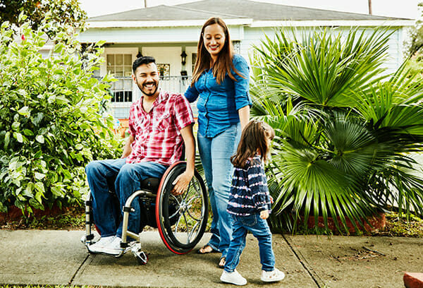 NDIS Participant with family
