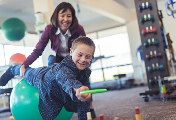 NDIS Provider helping kid